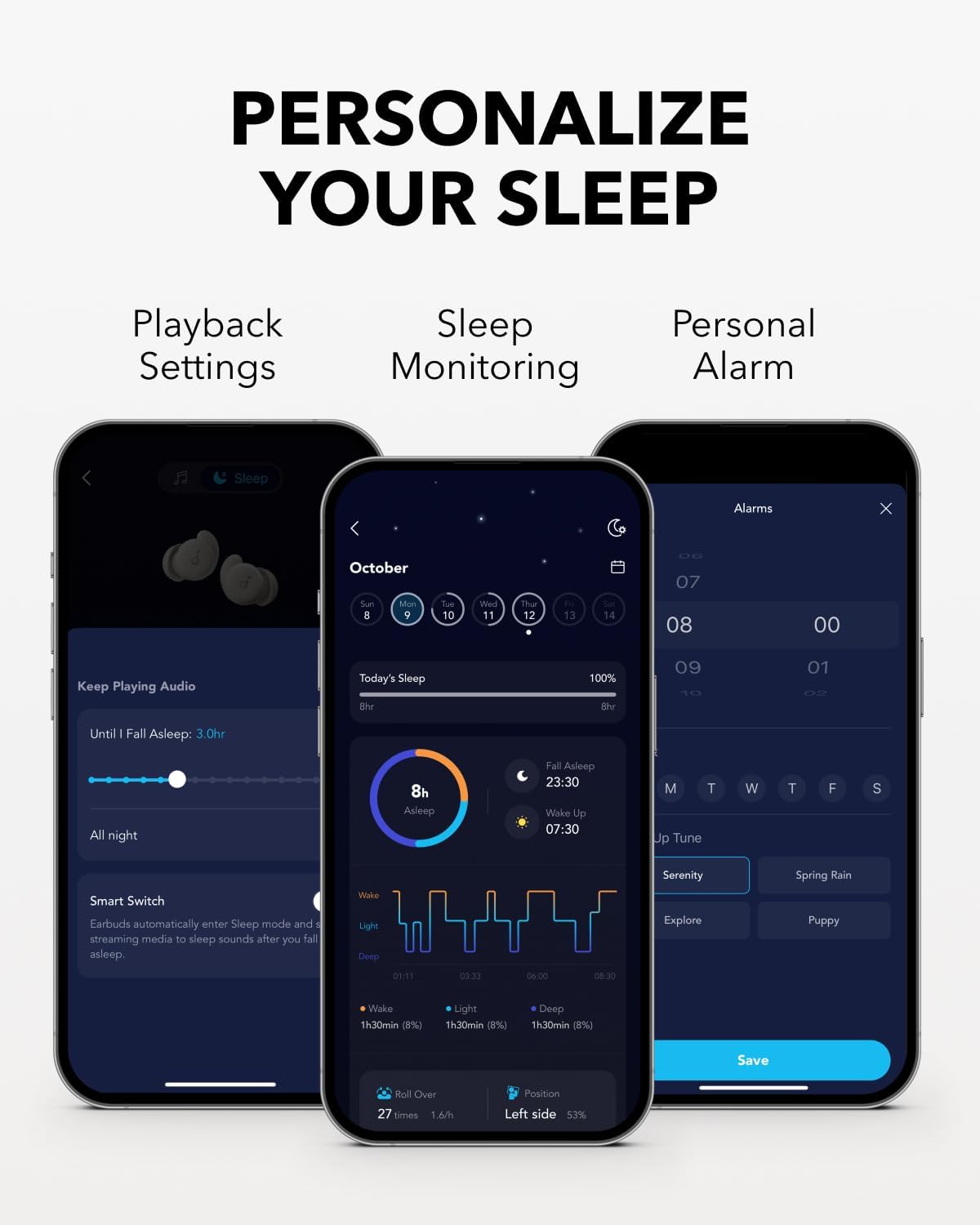 Anker Soundcore Sleep A20 Next-Level Sleep Earbuds with Enhanced Comfort