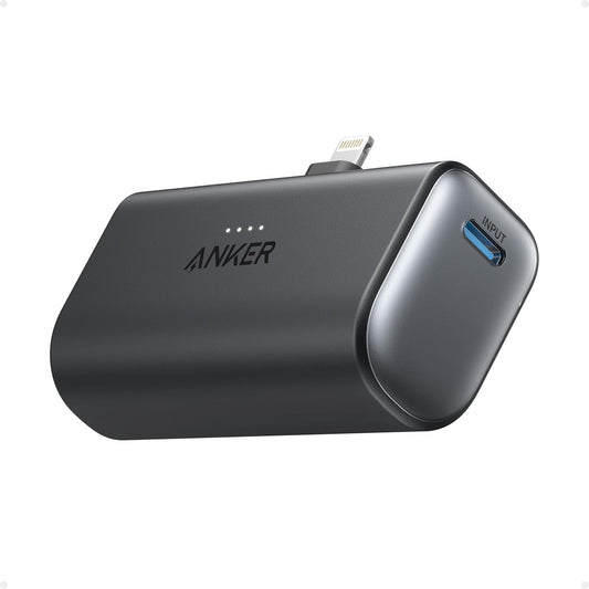 Anker Nano Powerbank 5,000mah 12w, Built-in Lightning Connector for iPhone, MFi Certified