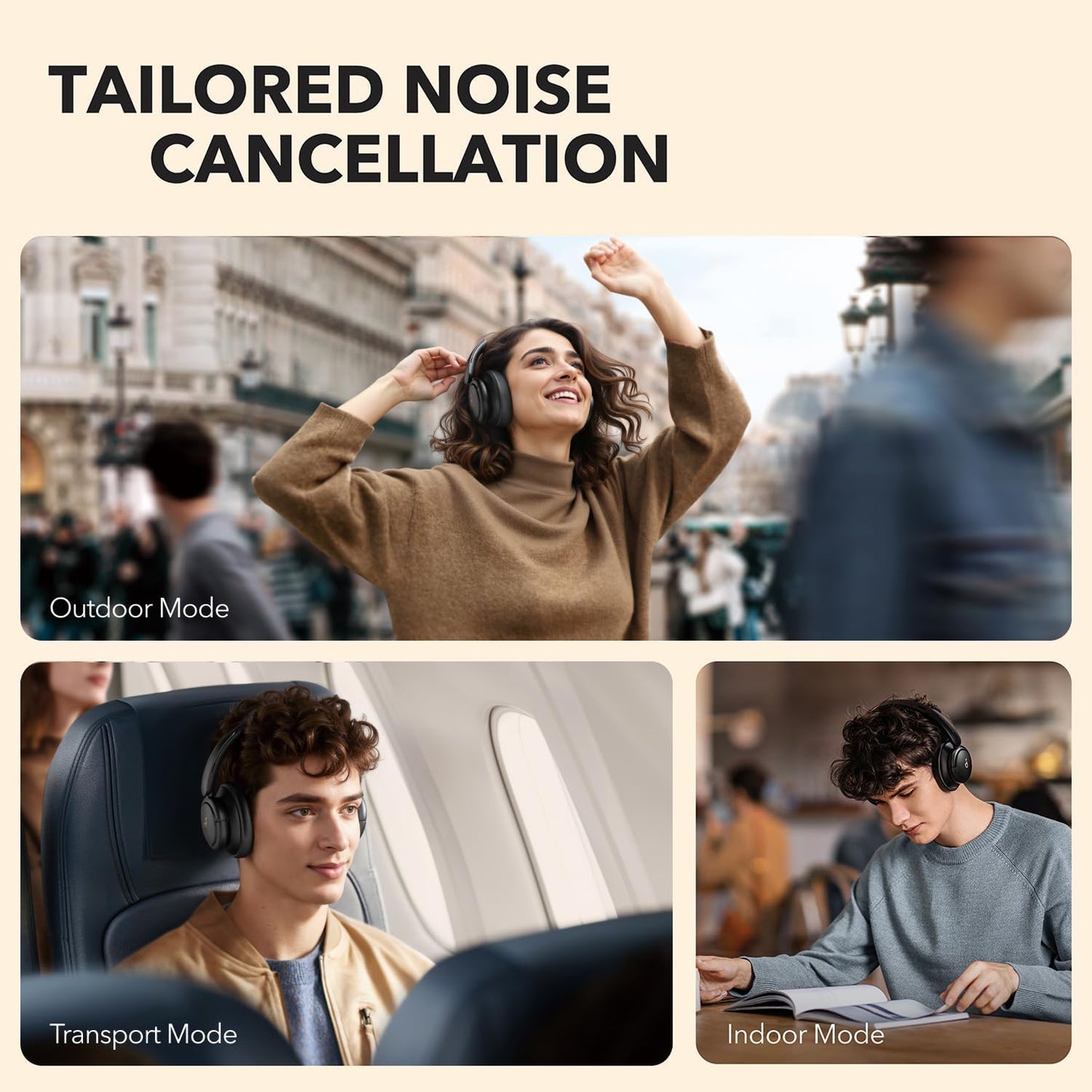Anker Soundcore Life Q30 Hybrid Active Noise Cancelling Headphones