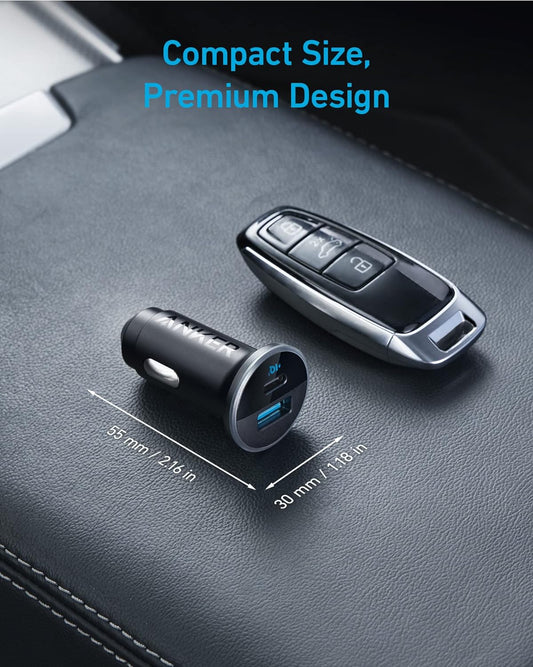 Anker 323 52.5w The Ultra-Fast Dual-Port Car Charger