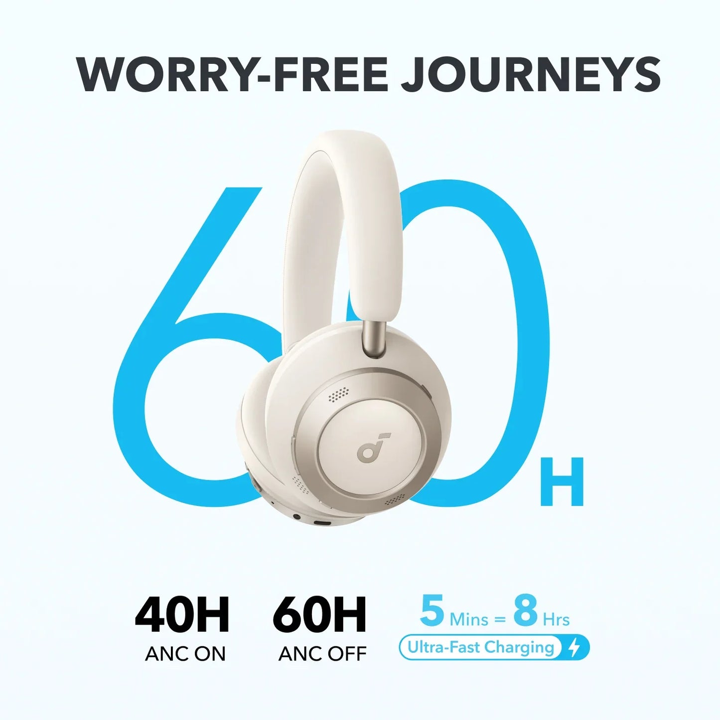 Anker Space One Pro Foldable Over-Ear Headphones