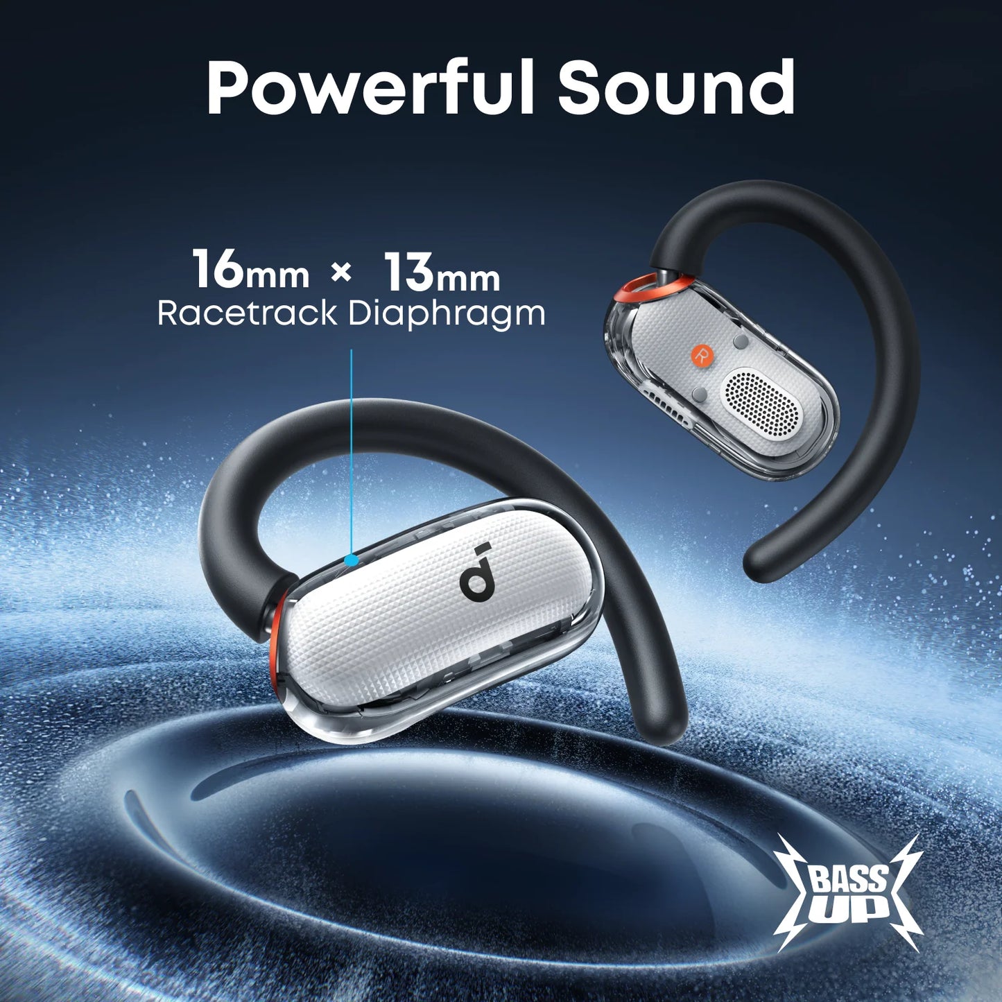 Anker Soundcore V40i Comfortable Fit and Clear Sound, Lidless Case