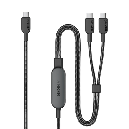 Anker 2-in-1 USB-C to USB-C Braided Cable (140W),
