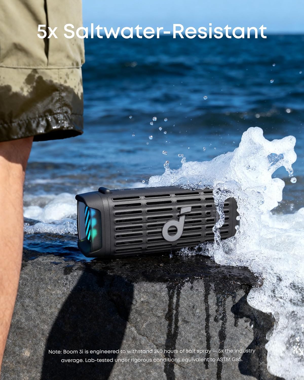Anker Soundcore Boom 3i Portable Rugged Outdoor Speaker