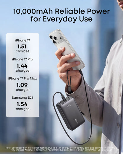 Anker Zolo Power Bank (10K, 30W)
