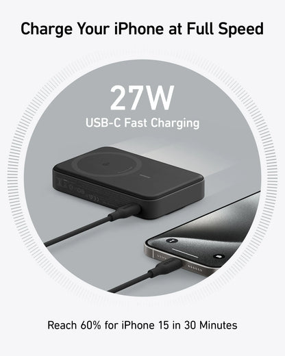 Anker MagGo Power Bank 10,000mah 15W