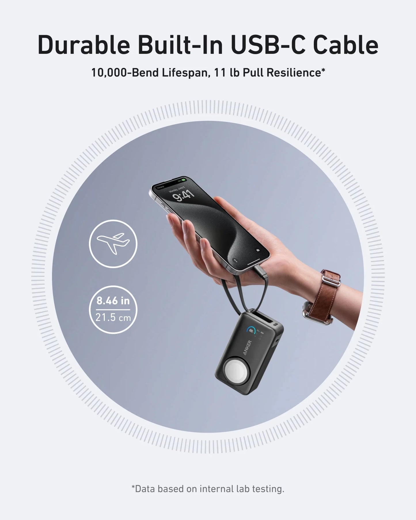 Anker MagGo Power Bank 10K 35W For Apple Watch