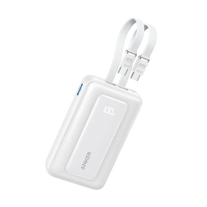 Anker Zolo Power Bank 10K Dual Built-In USB-C Cable