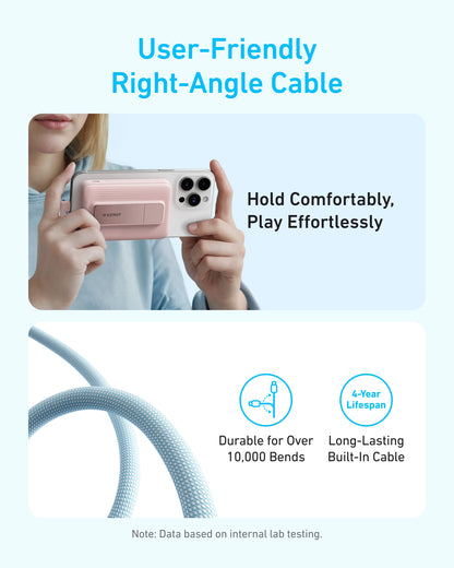 Anker Zolo 10,000mah Magnetic Powerbank, Built In Usb-C Cable