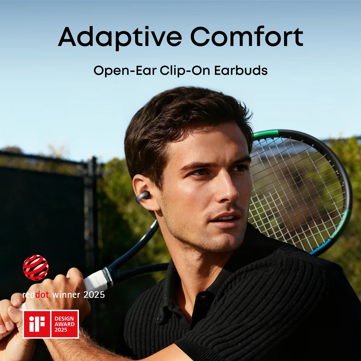 Anker  Soundcore AeroClip Open-Ear Clip-On Earbuds with Adaptive Comfort