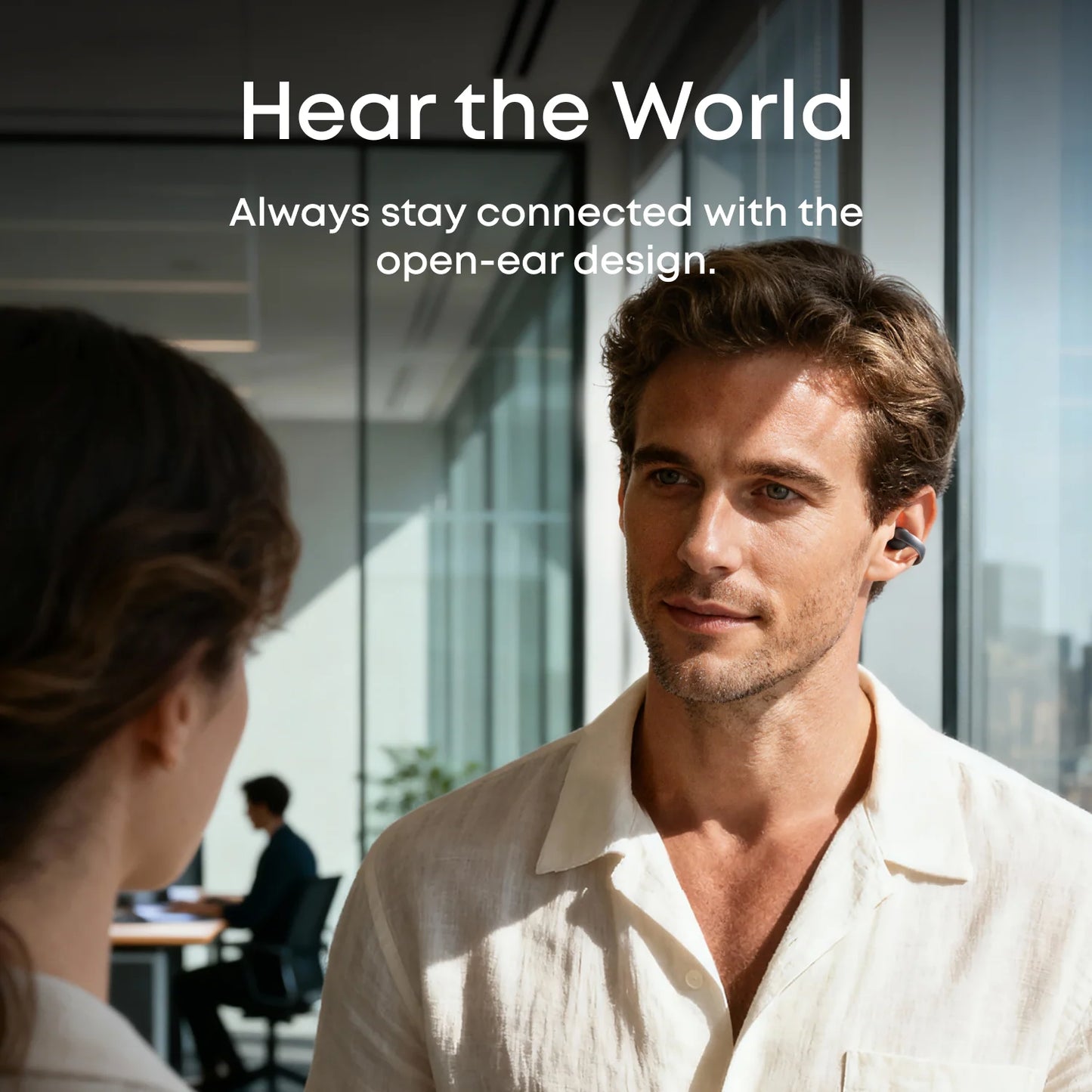 Anker  Soundcore AeroClip Open-Ear Clip-On Earbuds with Adaptive Comfort