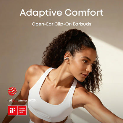 Anker  Soundcore AeroClip Open-Ear Clip-On Earbuds with Adaptive Comfort