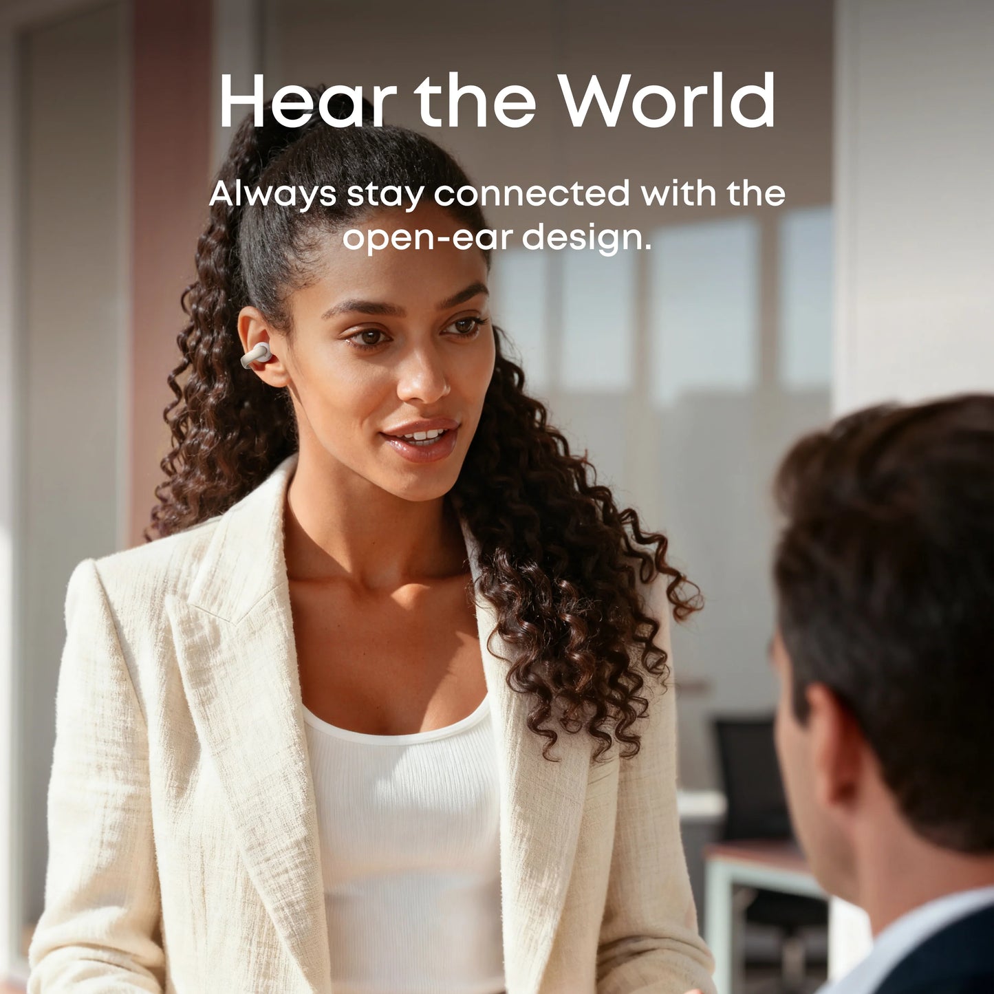 Anker  Soundcore AeroClip Open-Ear Clip-On Earbuds with Adaptive Comfort