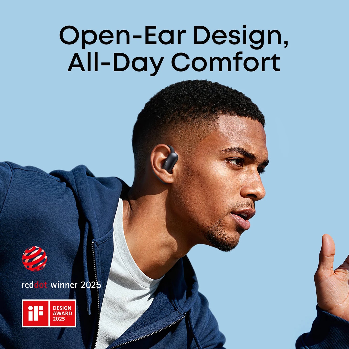 Anker Soundcore AeroFit 2 Adjustable Open-Ear Wireless Earbuds