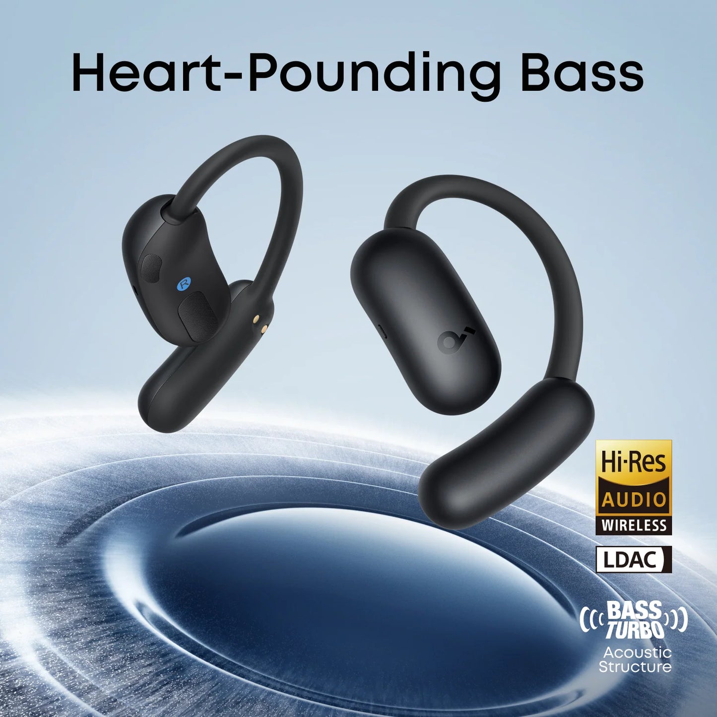 Anker Soundcore AeroFit 2 Adjustable Open-Ear Wireless Earbuds