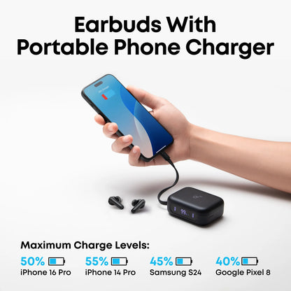 Anker Soundcore P41i Wireless Earbuds with Portable Phone Charger (Built-in)