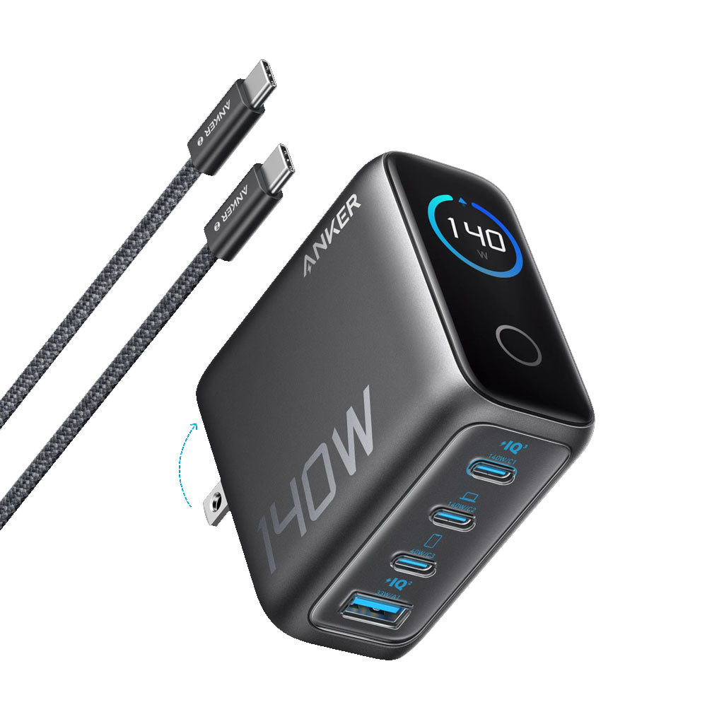 Anker Fast GaN Charger (140W, 4 Ports, PD 3.1)