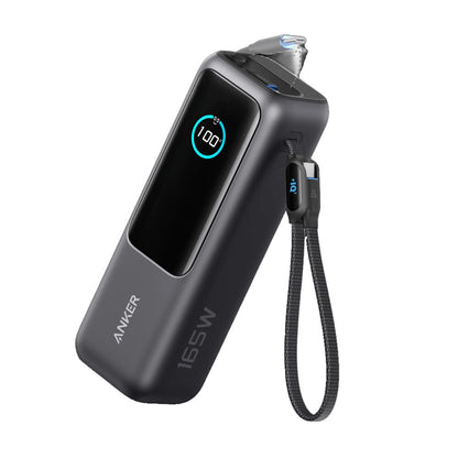 Anker Laptop Power Bank (25K, 165W, Built-In and Retractable Cables)