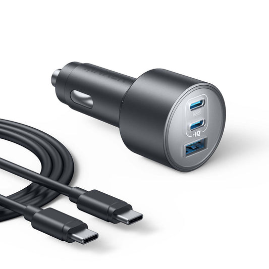 Anker Nano Car Charger 167.5W with Usb-C to Usb-C 3.3ft Cable