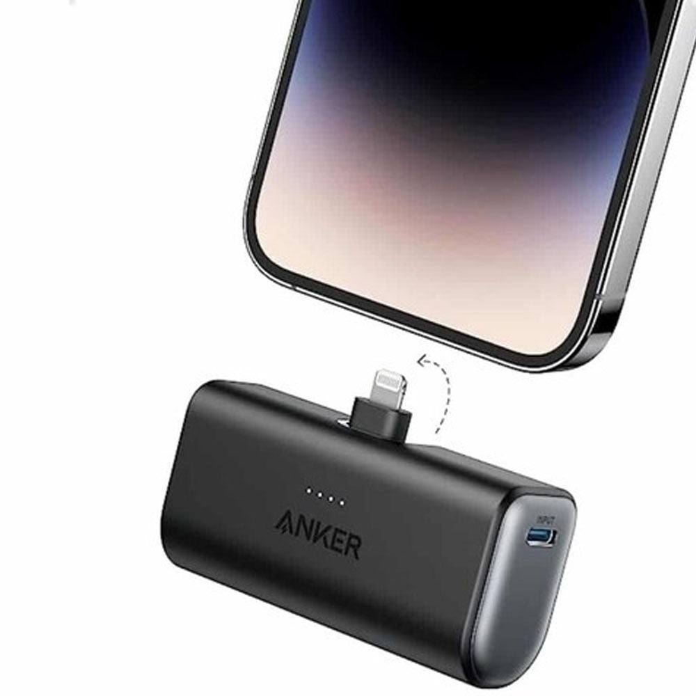 Anker Nano Powerbank 5,000mah 12w, Built-in Lightning Connector for iPhone, MFi Certified