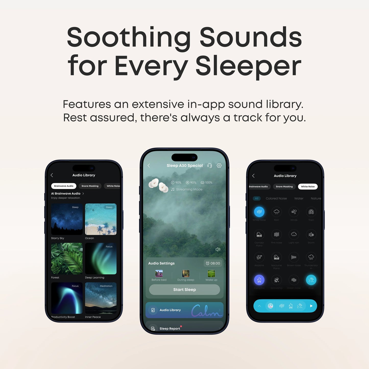 Anker Sleep A30 The World's First Sleep Earbuds with a Triple Noise Reduction System