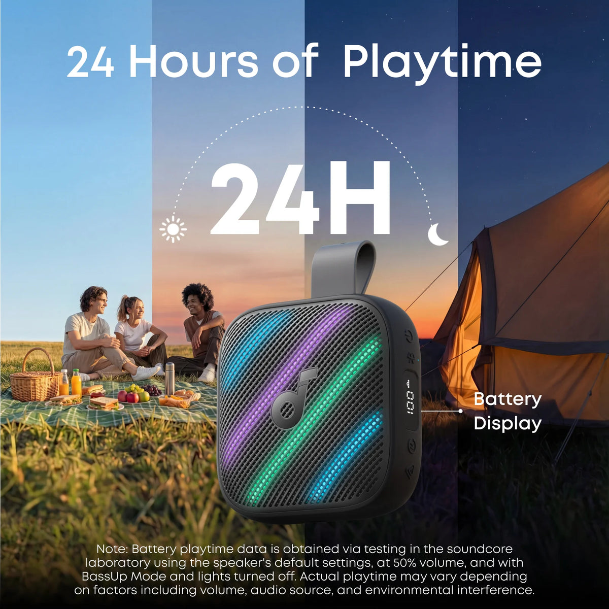 Anker soundcore Boom Go 3i | Portable Bluetooth Speaker with Powerful Bass