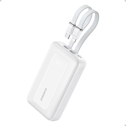 Anker Zolo Power Bank 10K Built-In USB-C and Lightning Cable