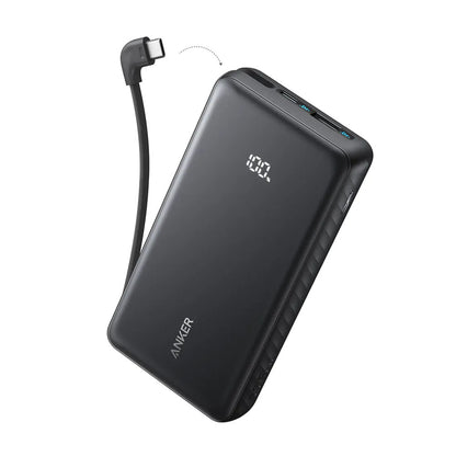Anker Zolo Powerbank 20000mAh 22.5W Fast Charging Power Bank with Built-in USB-C Cable