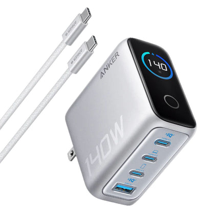 Anker Fast GaN Charger (140W, 4 Ports, PD 3.1)