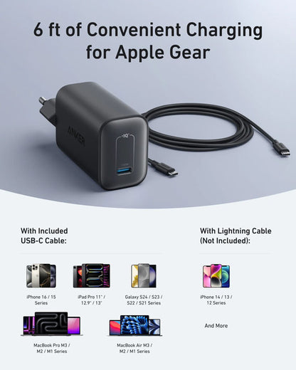 Anker Nano Charger (100W) with USB-C Cable
