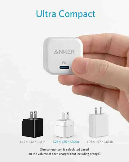 Anker PowerPort III 20W Cube PD- White US Plug