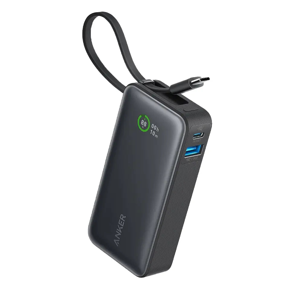 Anker Nano Powerbank 10,000mah 30w Built In Usb C Cable