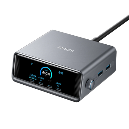 Anker Prime Charger (250W, 6 Ports, GaNPrime)