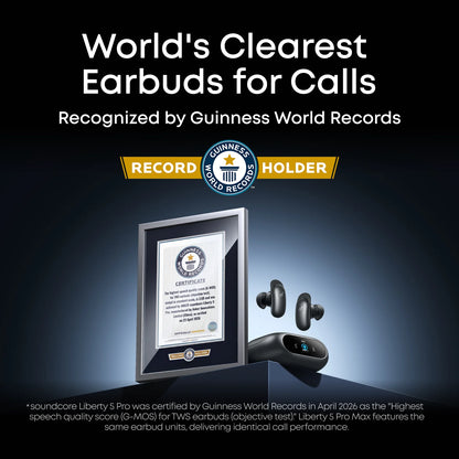Anker Liberty 5 Pro Noise Cancelling Earbuds for Clear Calls
